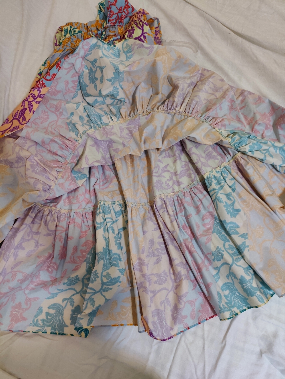 Derek Lam 10 Crosby Fatima tiered floral a line dress, Size 2 - Picture 11 of 13